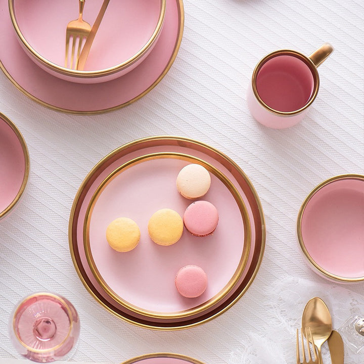 Pink Ceramic Tableware