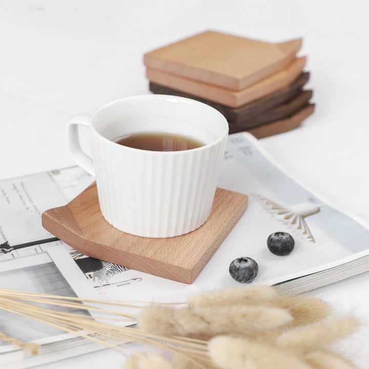 Black Walnut Corrugated Coasters