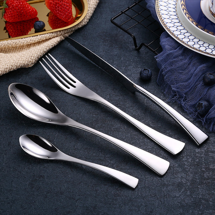 Elegance Noir Korean Cutlery Set