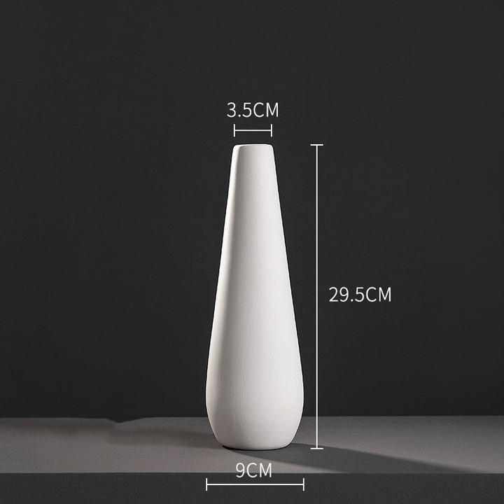 Fashion Simple White Ceramic Vase