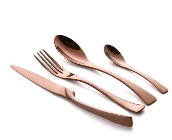 Elegance Noir Korean Cutlery Set