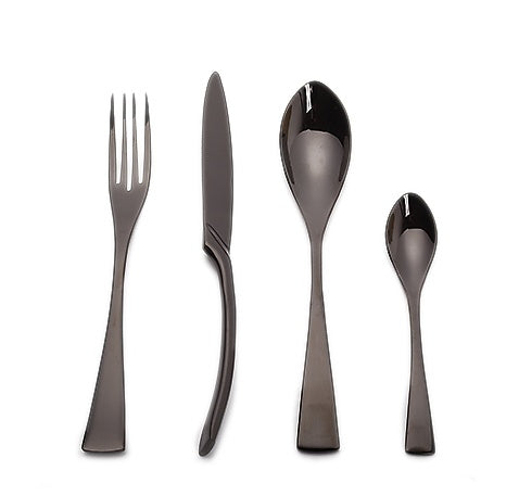 Elegance Noir Korean Cutlery Set