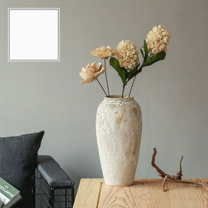 Modern Minimalist Living Room Pottery Dried Flower  Vase