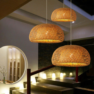 Japanese Bamboo Chandelier