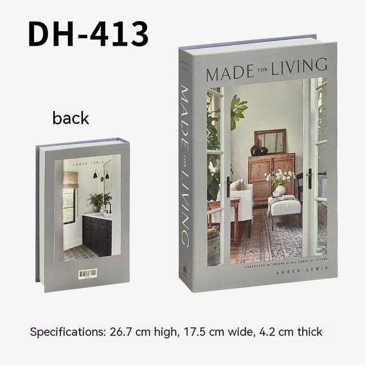 Minimalist Home Style Decoration Simulation Book Ornaments