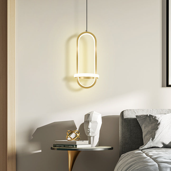 Modern Simple Led Bedroom Bedside Chandelier Creative Personality