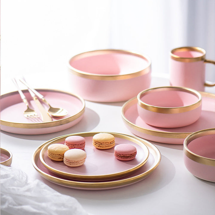 Pink Ceramic Tableware