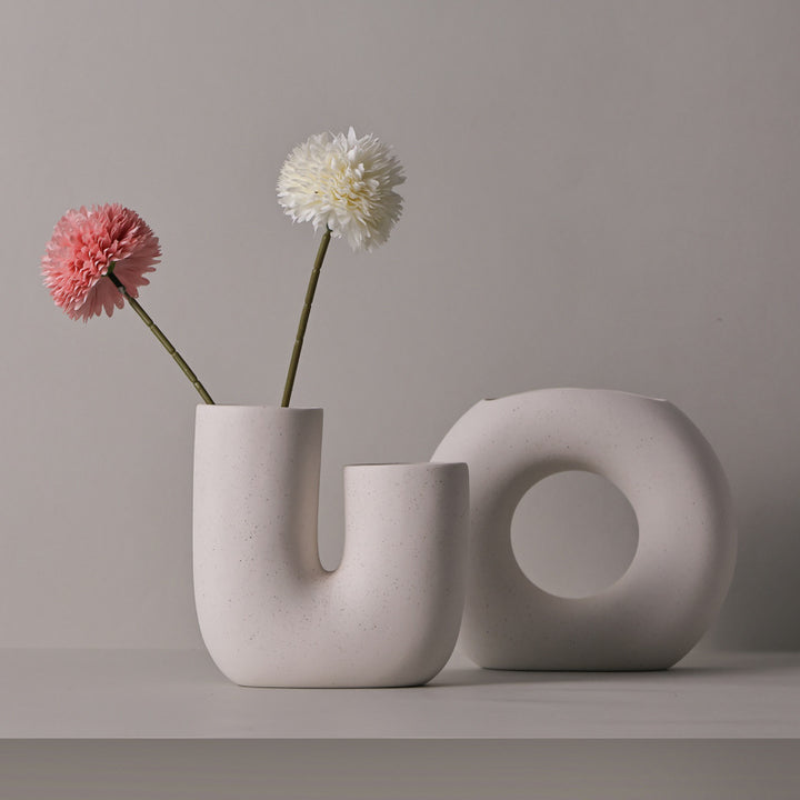 Modern Minimalist Ceramic Vase Art Decorative Ornaments