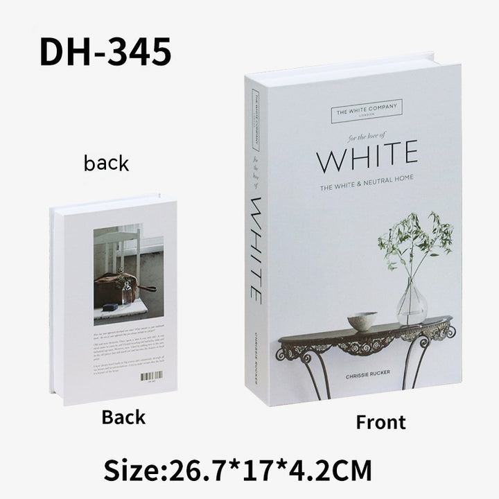 Minimalist Home Style Decoration Simulation Book Ornaments