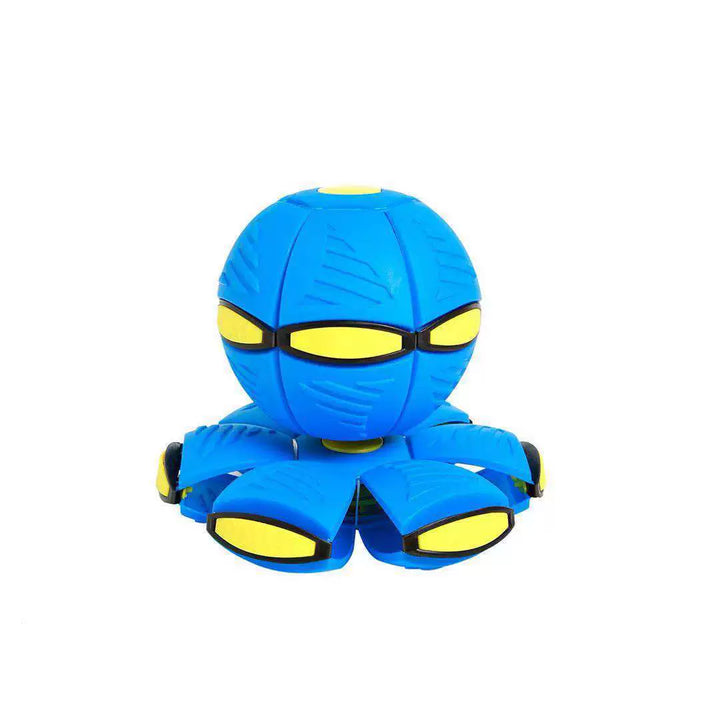 Tiktok Elastic Stepping Ball Toy Magic Flying Saucer Foot Stepping Deformation Ball Children's Educational Outdoor Sports Stress Relief