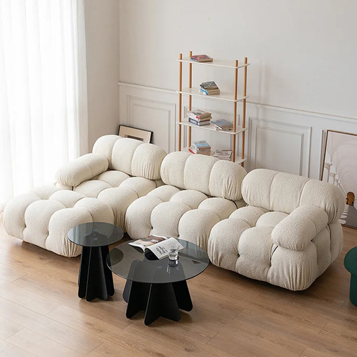 Block Module Leisure Fabric Sofa