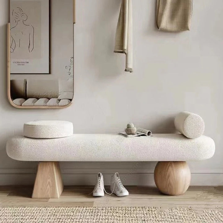 Unique Entrance Shoes Bench