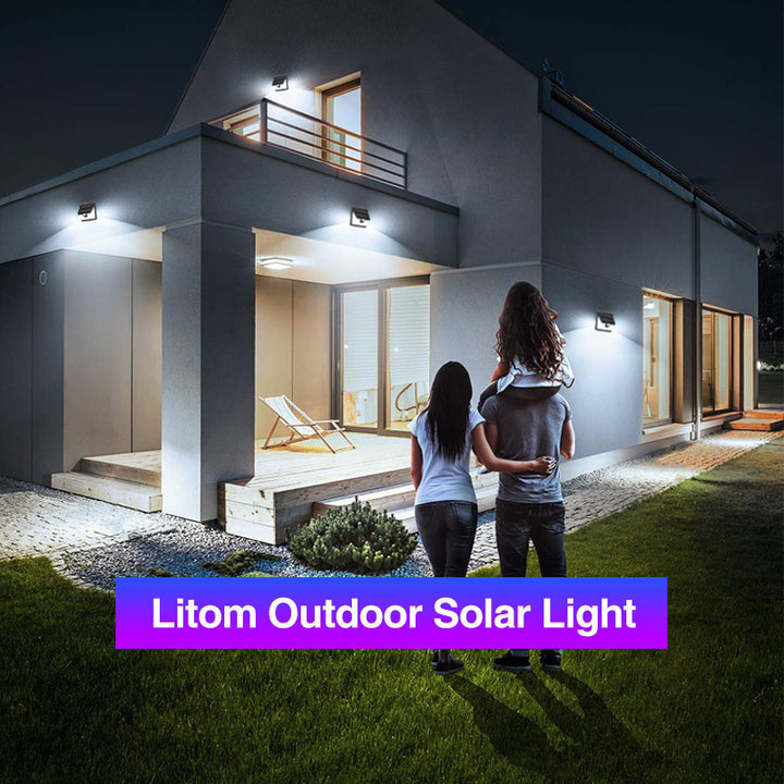 Household Minimalist Outdoor Solar Wall Lamp