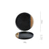 Creative Black Gold Ceramic Plate Household Dishes