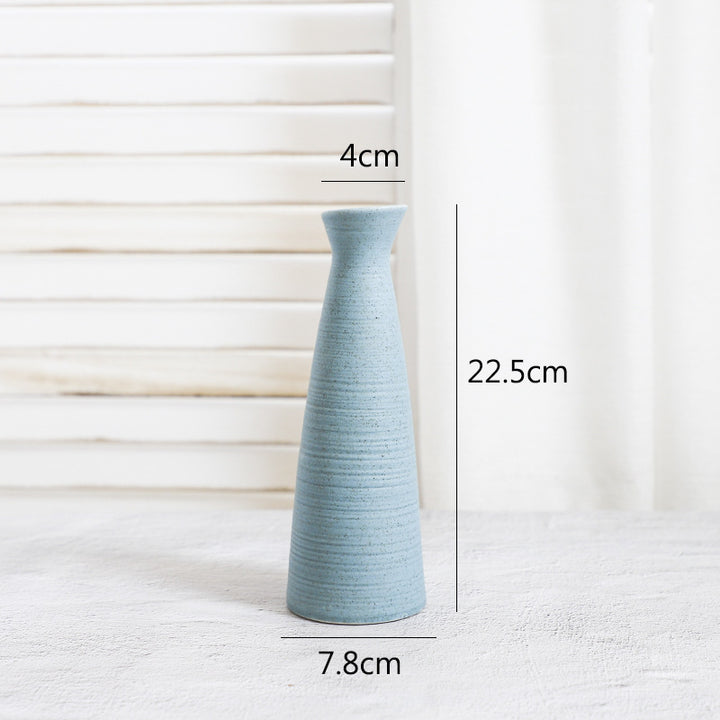 Creative Home Ceramic Crafts Ceramic Vase Desk Hydroponic Vase Decoration Home Decoration Vase