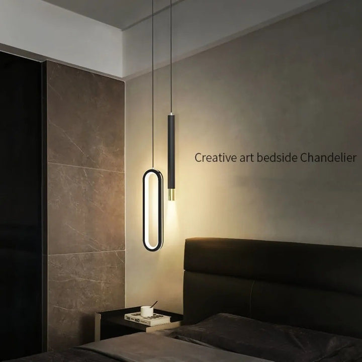 Nordic Long Line Minimalist Chandelier Modern Minimalist Creative