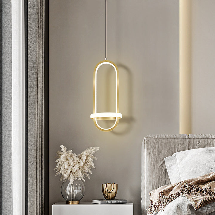 Modern Simple Led Bedroom Bedside Chandelier Creative Personality