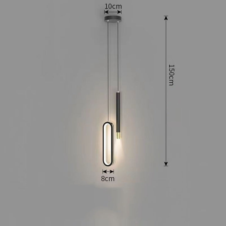 Nordic Long Line Minimalist Chandelier Modern Minimalist Creative